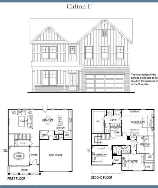 2D floor plan layout of this home in Whisper Creek, Atlanta, GA (Image 5). 2D floor plan layout of this home in Whisper Creek, Atlanta, GA (Image 5).