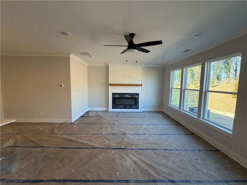 In-progress construction of a new home in Villas at Dawsonville Townhomes, Dawsonville, GA (Image 6).