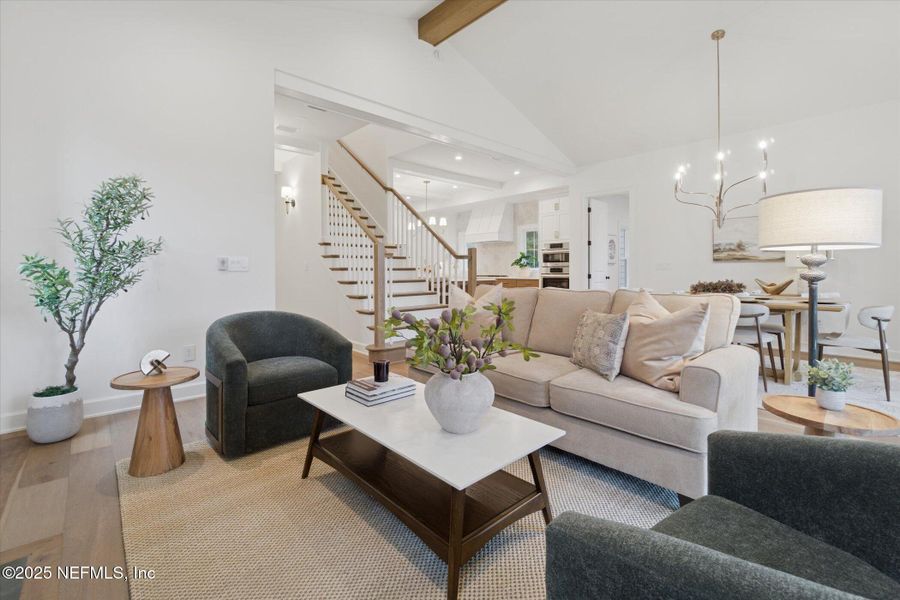 Furnished interior view inside a new home in , Yulee (Image 4). Furnished interior view inside a new home in , Yulee (Image 4).