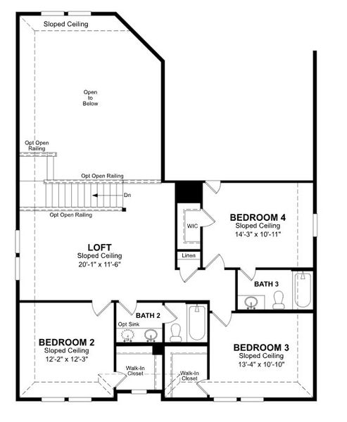 2D floor plan layout of this home in Comanche Ridge, San Antonio, TX (Image 3). 2D floor plan layout of this home in Comanche Ridge, San Antonio, TX (Image 3).
