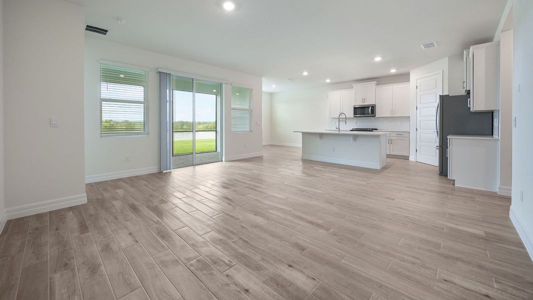 Representative unfurnished interior of a home built from the MADISON by D.R. Horton in Lakes of Mount Dora, Mount Dora (Image 21). Representative unfurnished interior of a home built from the MADISON by D.R. Horton in Lakes of Mount Dora, Mount Dora (Image 21).