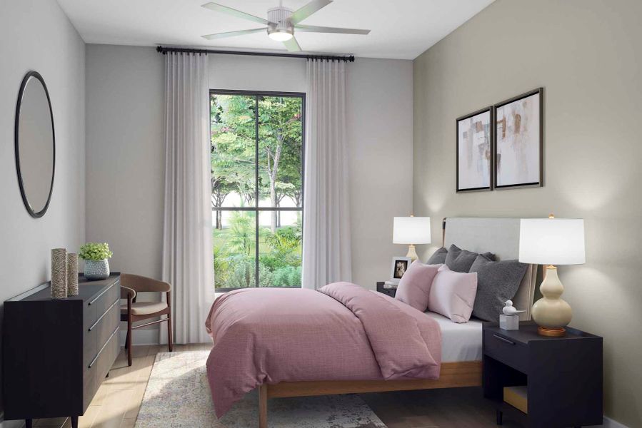 Representative furnished interior of a home built from the Balfour by Tri Pointe Homes in Sienna 60’, Missouri City (Image 23).