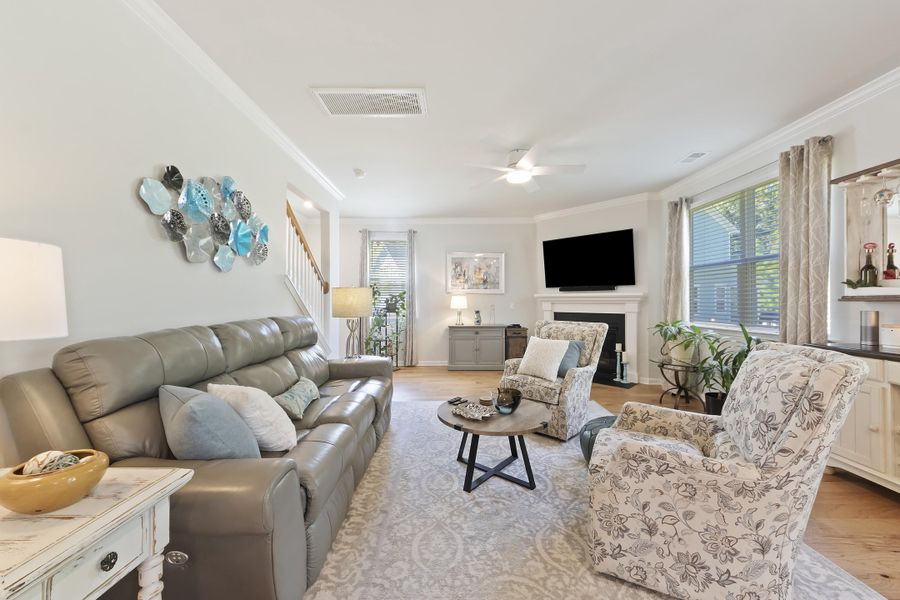 Furnished interior view inside a new home in The Ponds, Summerville (Image 34).