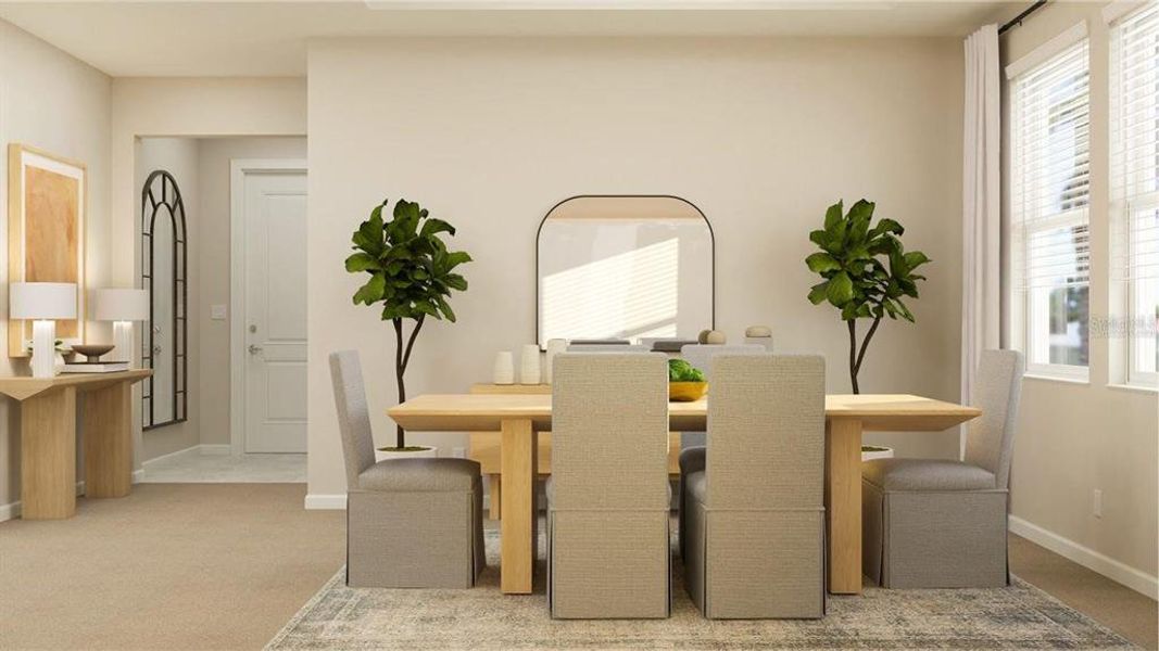 Furnished interior view inside a new home in Bronson's Ridge, Apopka (Image 6).