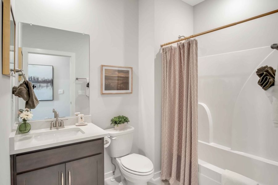 Representative furnished interior of a home built from the SEVERN by D.R. Horton in Nexus South, Gallatin (Image 18).