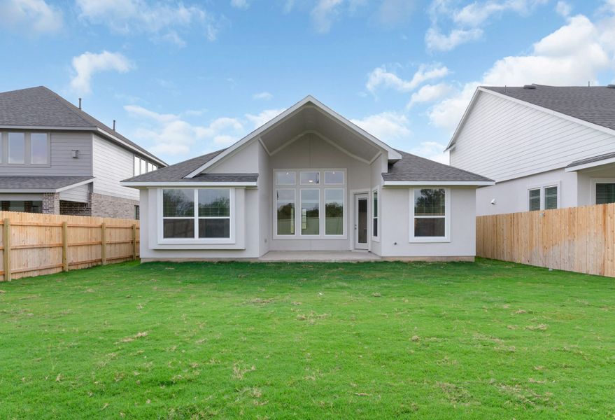 Representative exterior details of a home built from the Brooks by Chesmar Homes in University Heights, Round Rock (Image 3).