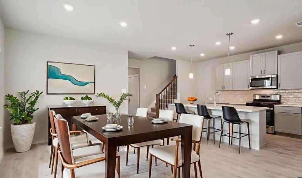 Photo is not of the actual home, but is an inspirational photo of builder’s model home and may depict options, furnishings, and/or decorator features that are not included