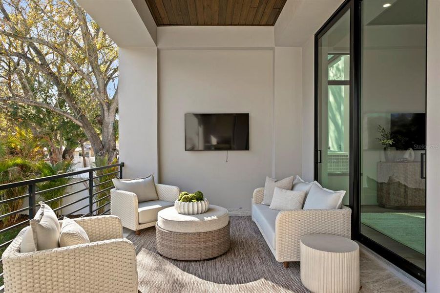 Exterior details and patio area of a home in , Tampa (Image 29). Exterior details and patio area of a home in , Tampa (Image 29).