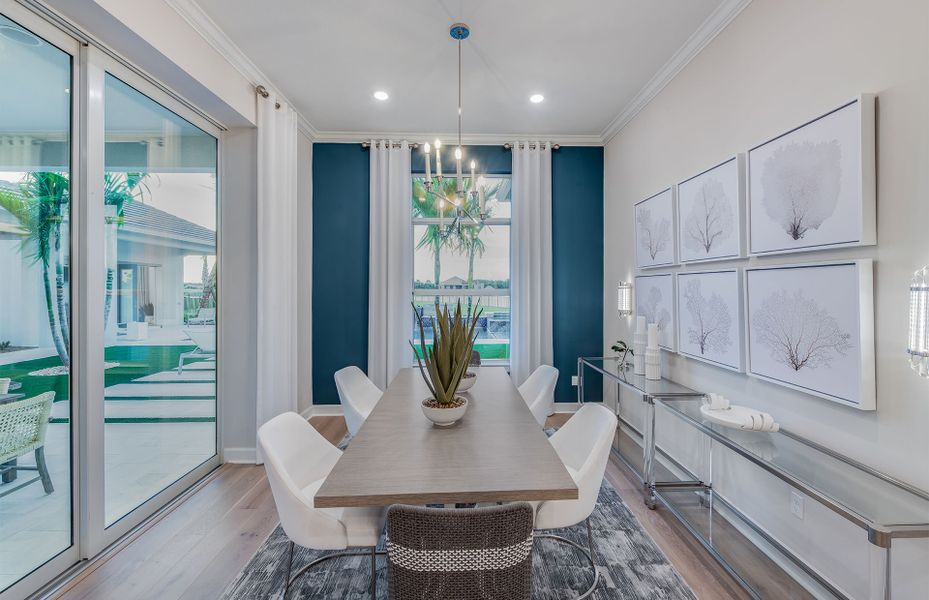 Representative furnished interior of a home built from the Oakley by DiVosta in Amara, Lake Worth (Image 6). Representative furnished interior of a home built from the Oakley by DiVosta in Amara, Lake Worth (Image 6).