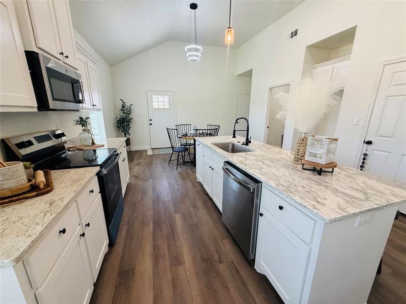 Furnished interior view inside a new home in , Greenville (Image 10).