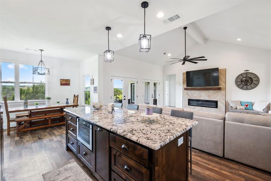 Furnished interior view inside a new home in , Bluff Dale (Image 8).