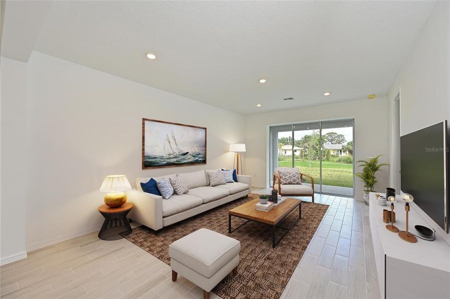 Furnished interior view inside a new home in , Nokomis (Image 4).