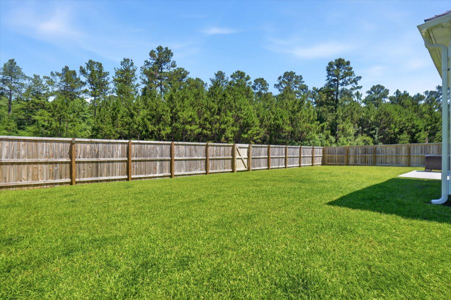 Exterior details and patio area of a home in Tidewater at Lakes of Cane Bay, Summerville (Image 29).