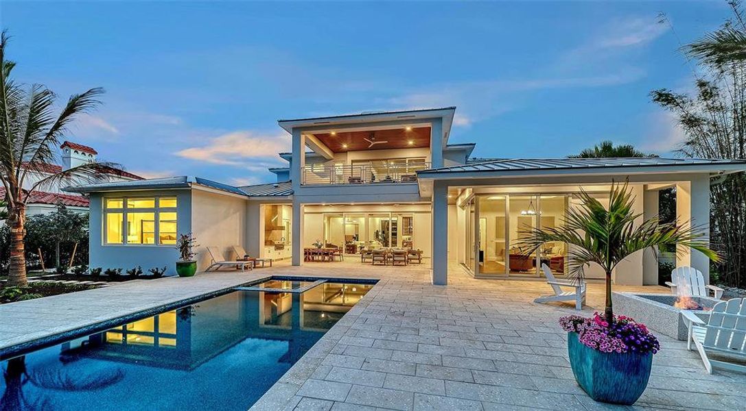 Exterior details and patio area of a home in , Sarasota (Image 25).
