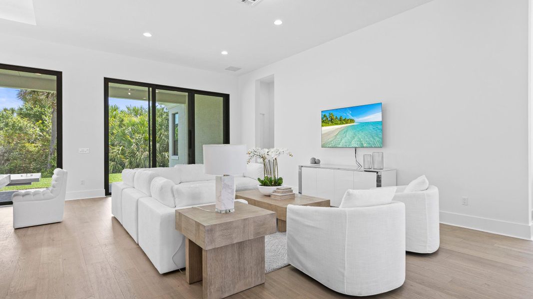 Great Room staged