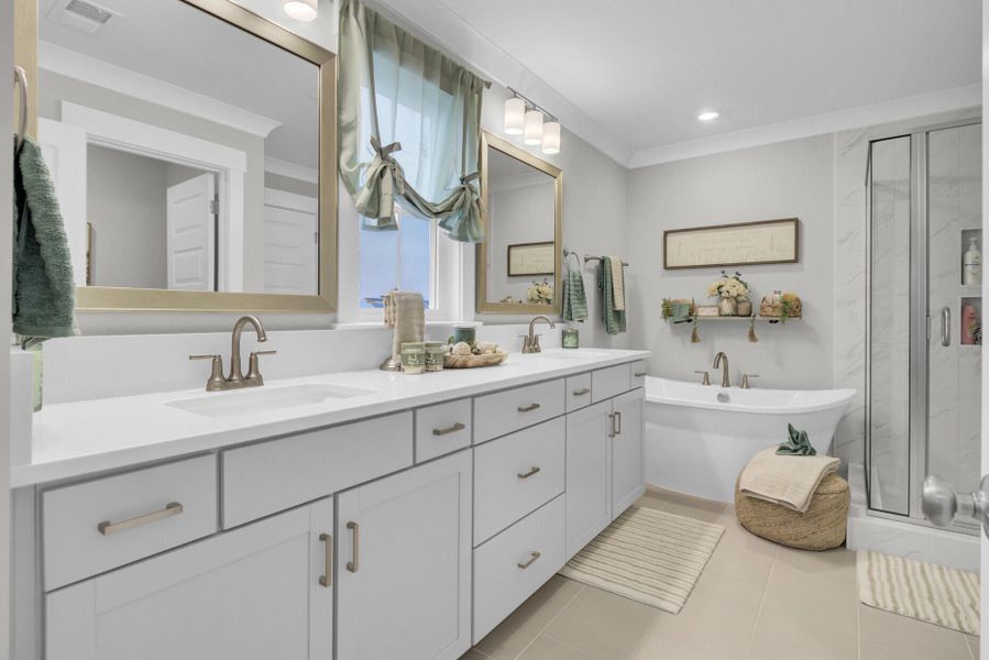 Furnished interior view inside a new home in Lochton, Summerville (Image 36).