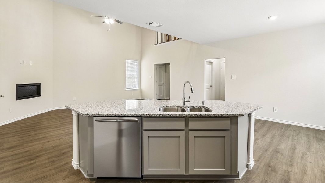 Furnished interior view inside a new home in The Woods at Lindsey Place, Anna (Image 6).