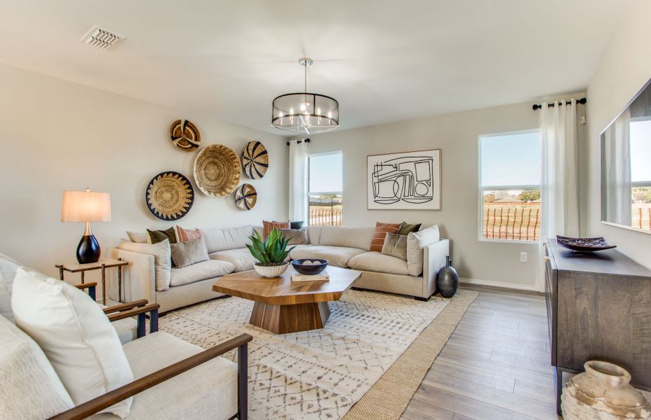 Representative furnished interior of a home built from the Coolidge by Centex in Arboretum Estates, Terrell (Image 5).
