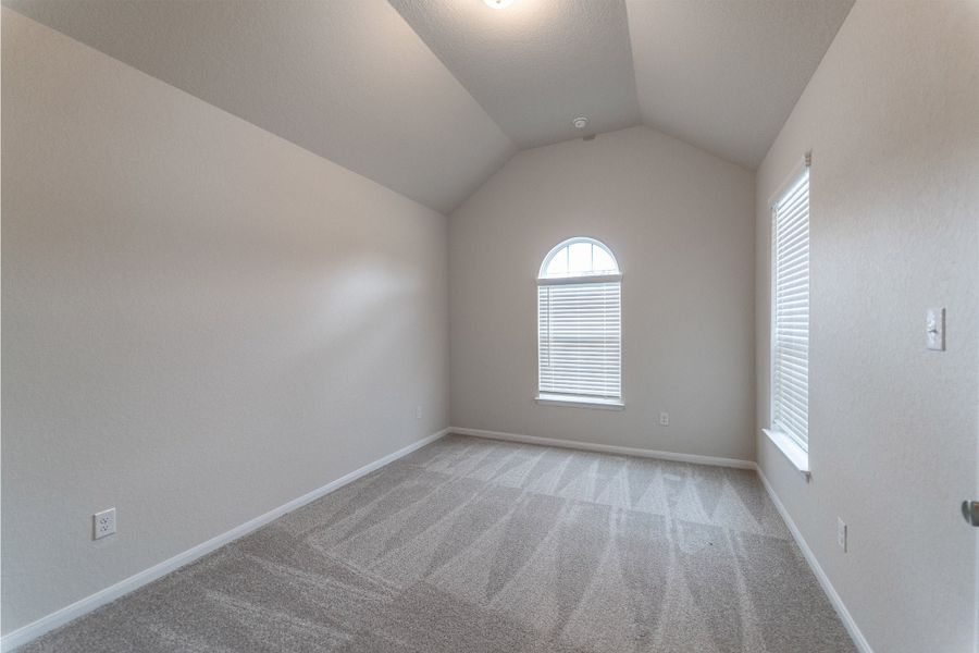 Spacious, unfurnished interior of a new home in The Woodlands at Medina Hills, Mico (Image 16).