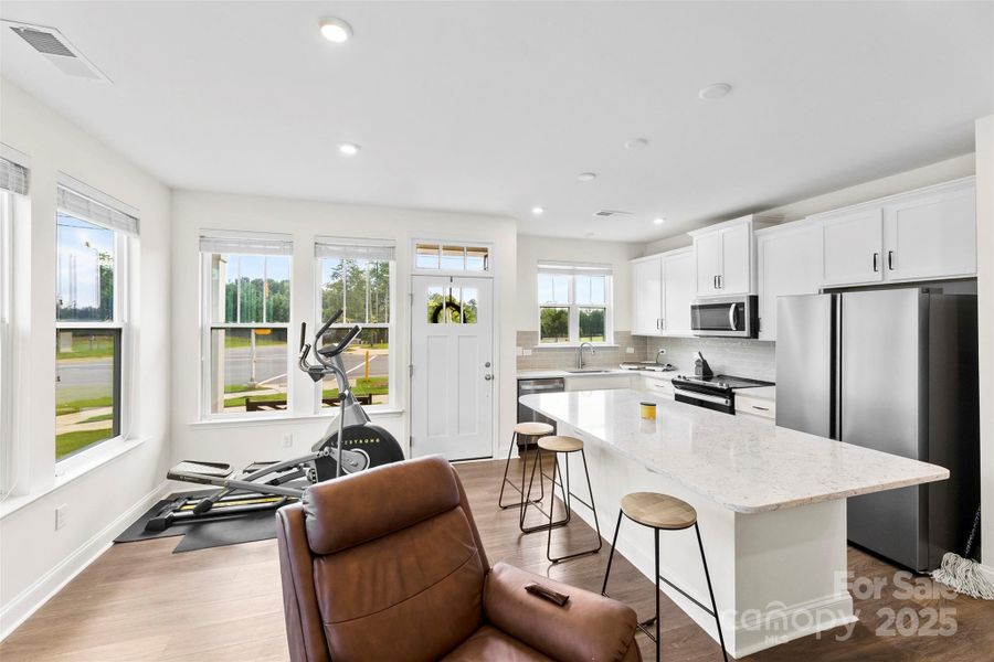 Furnished interior view inside a new home in , Belmont (Image 5).