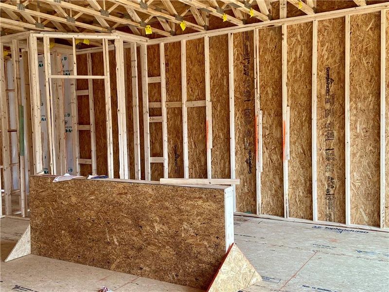 In-progress construction of a new home in Arbors at Richland Creek, Buford, GA (Image 41). In-progress construction of a new home in Arbors at Richland Creek, Buford, GA (Image 41).