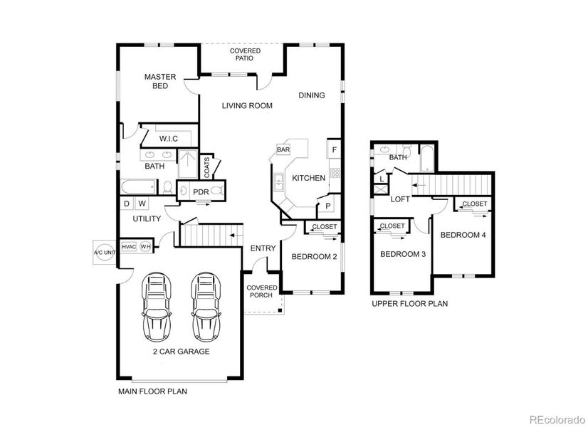 2D floor plan layout of this home in , Grand Junction, CO (Image 3). 2D floor plan layout of this home in , Grand Junction, CO (Image 3).