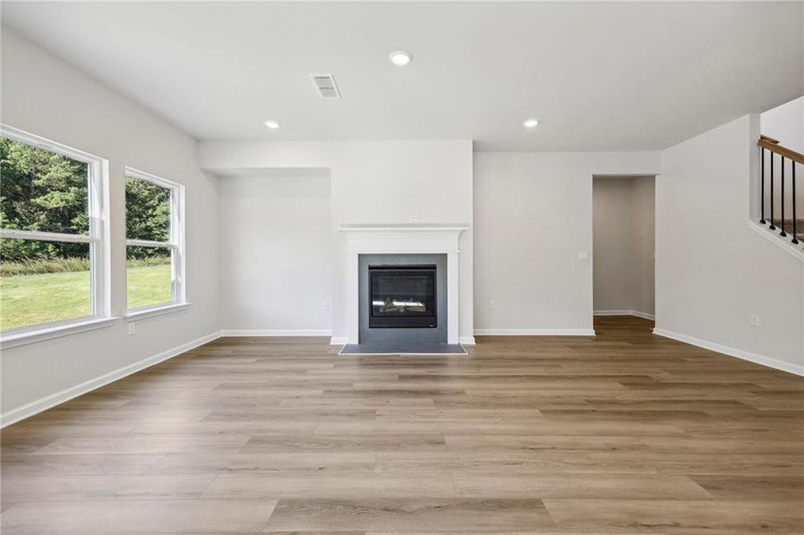 Spacious, unfurnished interior of a new home in Parkside at Grayson, Grayson (Image 27).