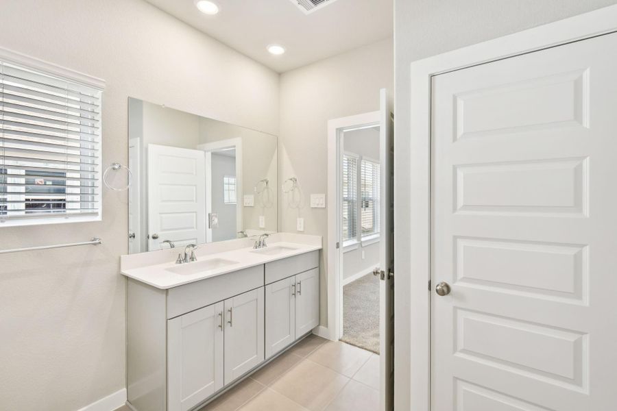 Photo is not of the actual home, but is an inspirational photo of builder’s model home and may depict options, furnishings, and/or decorator features that are not included