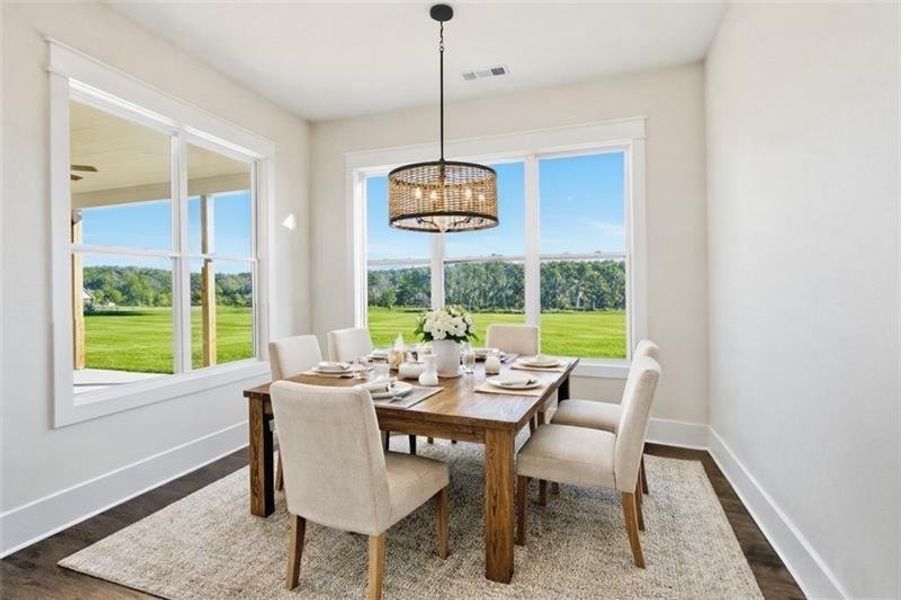 Furnished interior view inside a new home in , Rydal (Image 18). Furnished interior view inside a new home in , Rydal (Image 18).