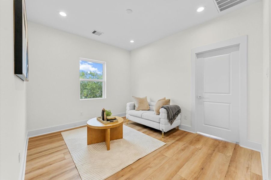 Furnished interior view inside a new home in , Houston (Image 9).