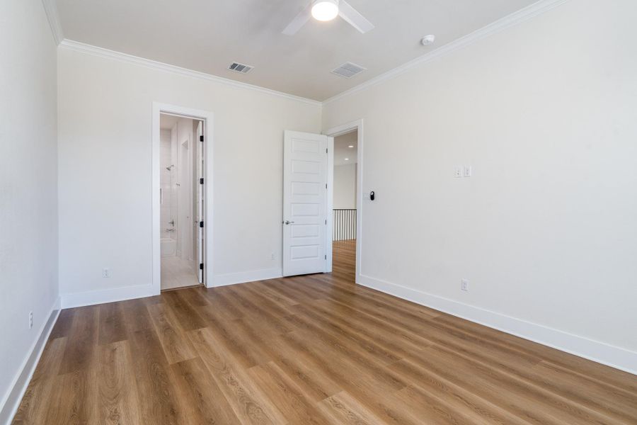 Another view of the upstairs bedroom.