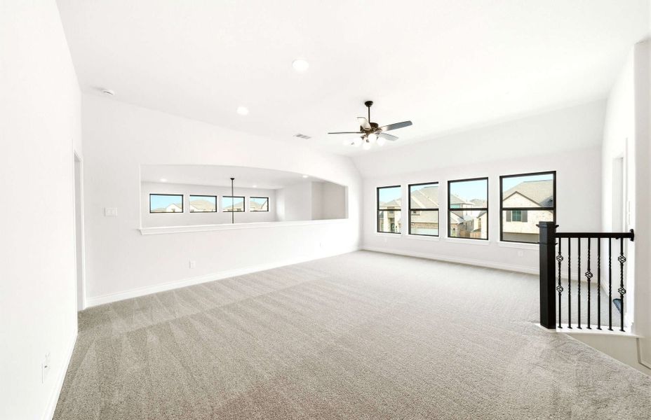 Spacious, unfurnished interior of a new home in Bridgeland 50′, Cypress (Image 39). Spacious, unfurnished interior of a new home in Bridgeland 50′, Cypress (Image 39).