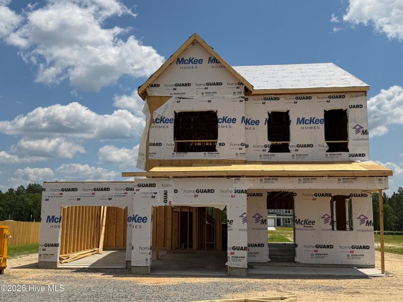 In-progress construction of a new home in Sandy Springs, Aberdeen, NC (Image 2).