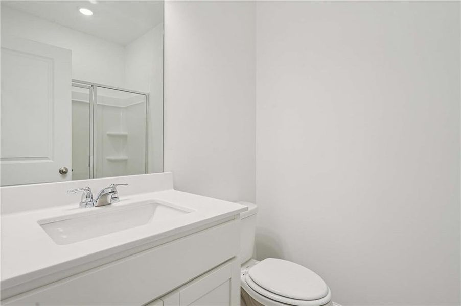 Close-up of interior finishes inside a home in The Pointe at Heron Bay, Locust Grove (Image 13).