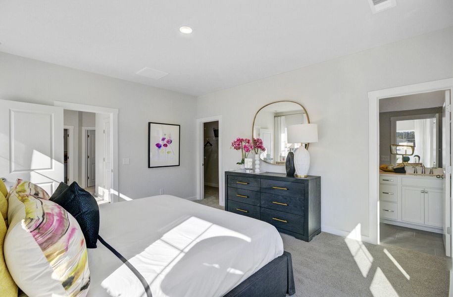 Furnished interior view inside a new home in , Johns Island (Image 9).