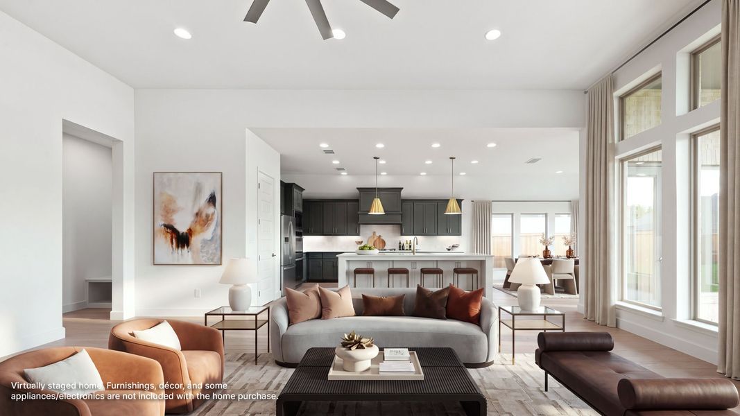 Furnished interior view inside a new home in Sonoma Verde, McLendon-Chisholm (Image 6).