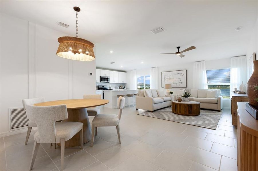 Furnished interior view inside a new home in , North Port (Image 24).