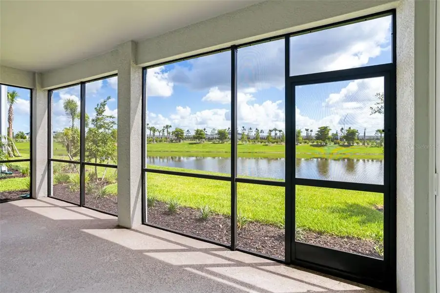 Exterior details and patio area of a home in Calusa Country Club, Lakewood Ranch (Image 3).