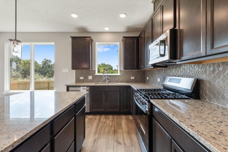 Furnished interior view inside a new home in , Brenham (Image 4).