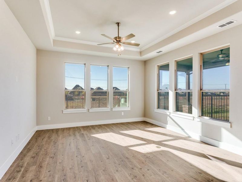 Spacious, unfurnished interior of a new home in Ladera at the Reserve, Mansfield (Image 21).
