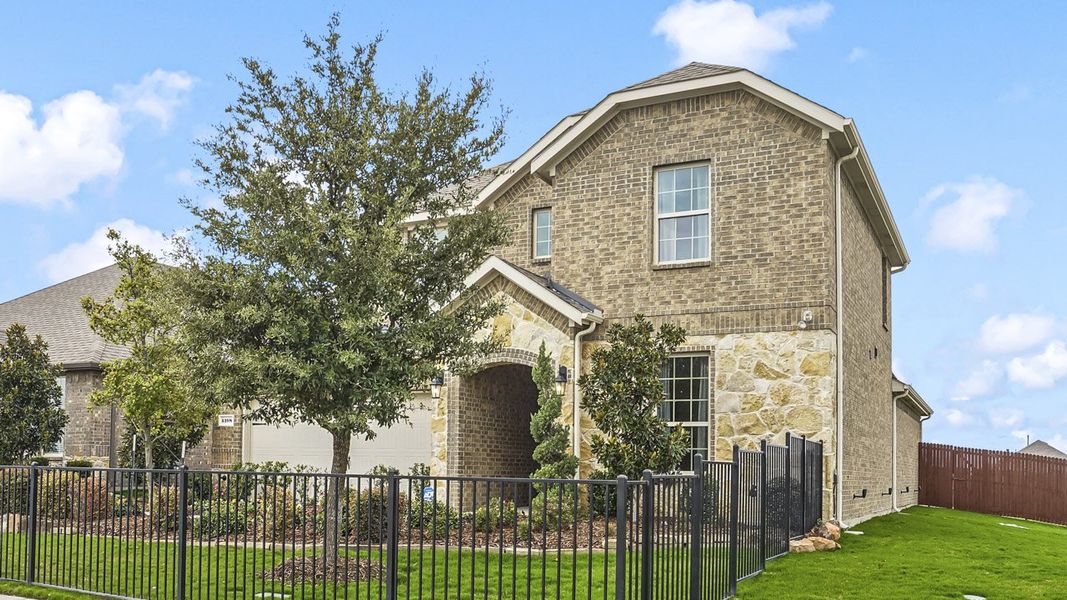 Representative exterior photo of a completed home built from the Galena by D.R. Horton in Lakewood Trails, Forney, TX (Image 2). Representative exterior photo of a completed home built from the Galena by D.R. Horton in Lakewood Trails, Forney, TX (Image 2).