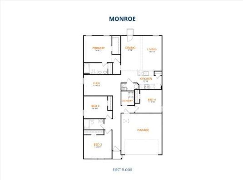 Monroe Floor Plan Monroe Floor Plan