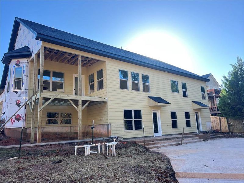 In-progress construction of a new home in , Conyers, GA (Image 5).