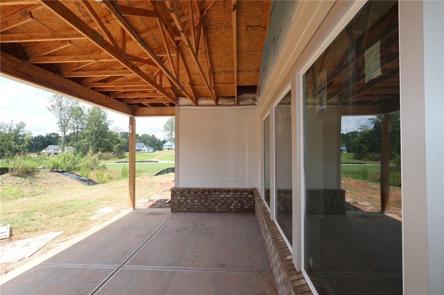 In-progress construction of a new home in Meadow Brook Farms, Cumming, GA (Image 6).