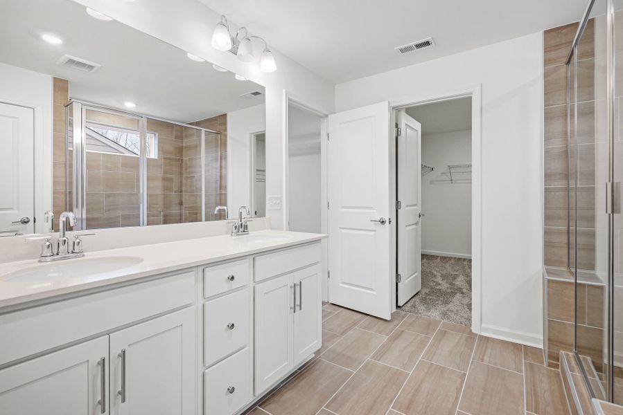 Furnished interior view inside a new home in Bryton, Huntersville (Image 13).