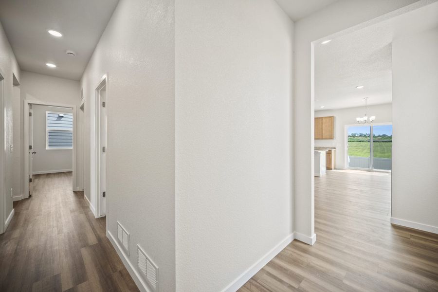 Representative unfurnished interior of a home built from the Fir by View Homes in Aspen Ranch, Fountain (Image 17).