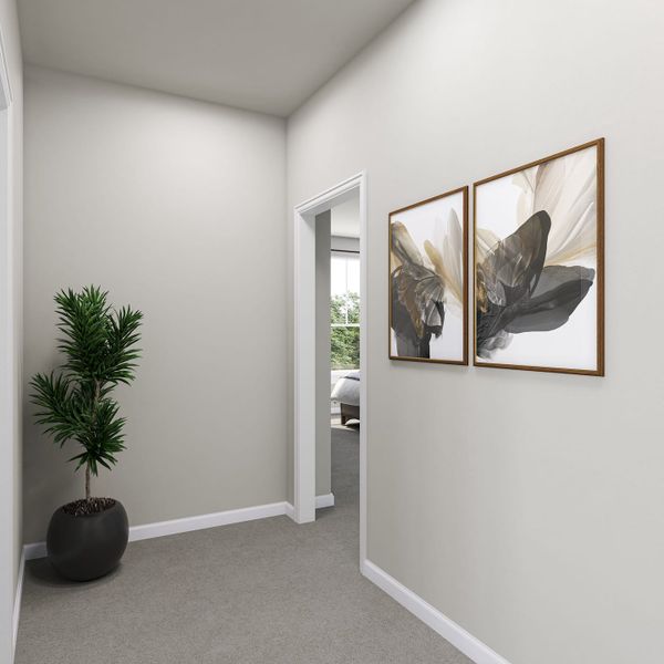 Spacious, unfurnished interior of a new home in Lariat, Liberty Hill (Image 21).