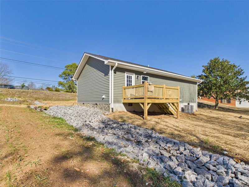Exterior details and patio area of a home in , Connelly Springs (Image 18).
