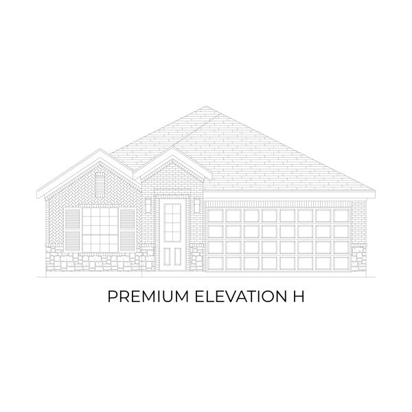 Representative rendering of the exterior for the Kennedy Select F by First Texas Homes (Image 17).