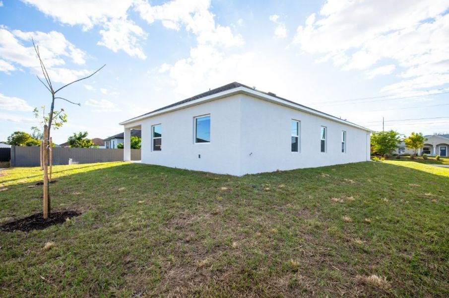 Exterior details and patio area of a home in Burnt Store, Cape Coral (Image 3). Exterior details and patio area of a home in Burnt Store, Cape Coral (Image 3).